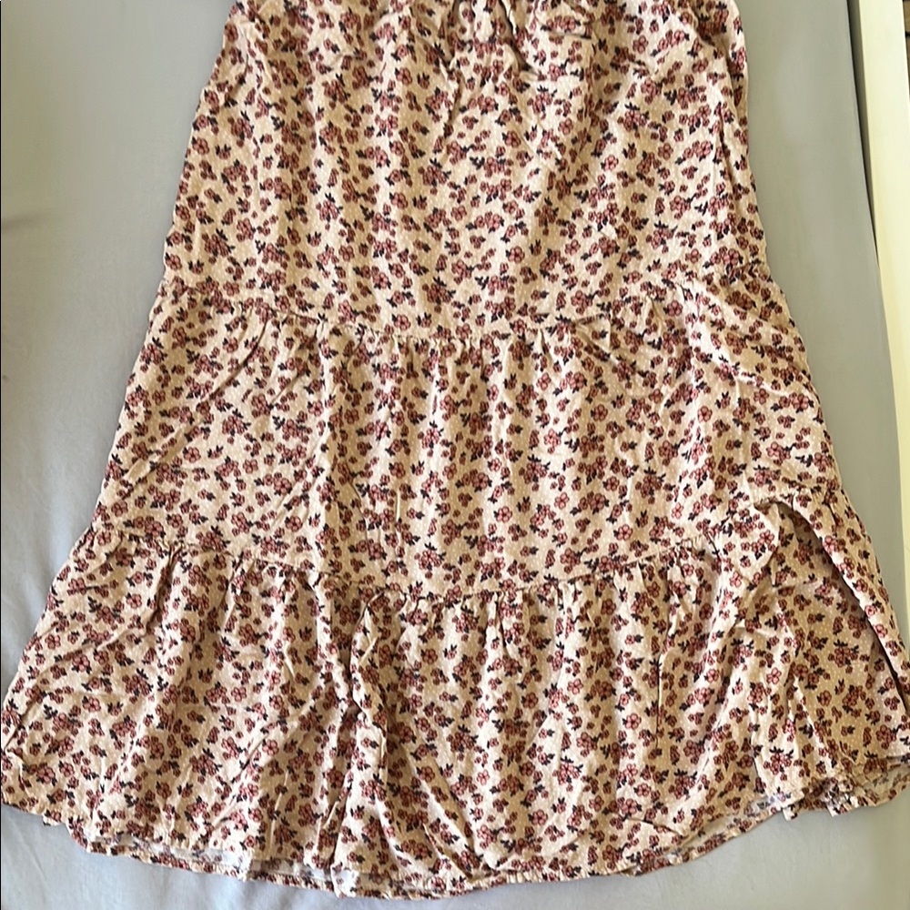 Floral Ruffle Sleeve Dress - Picture 3 of 3